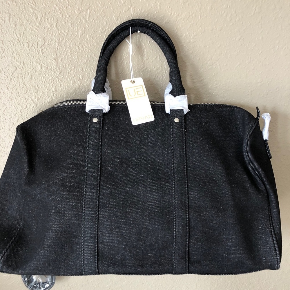 Urban Expressions Miles Denim Duffle Bag - Picture 3 of 6